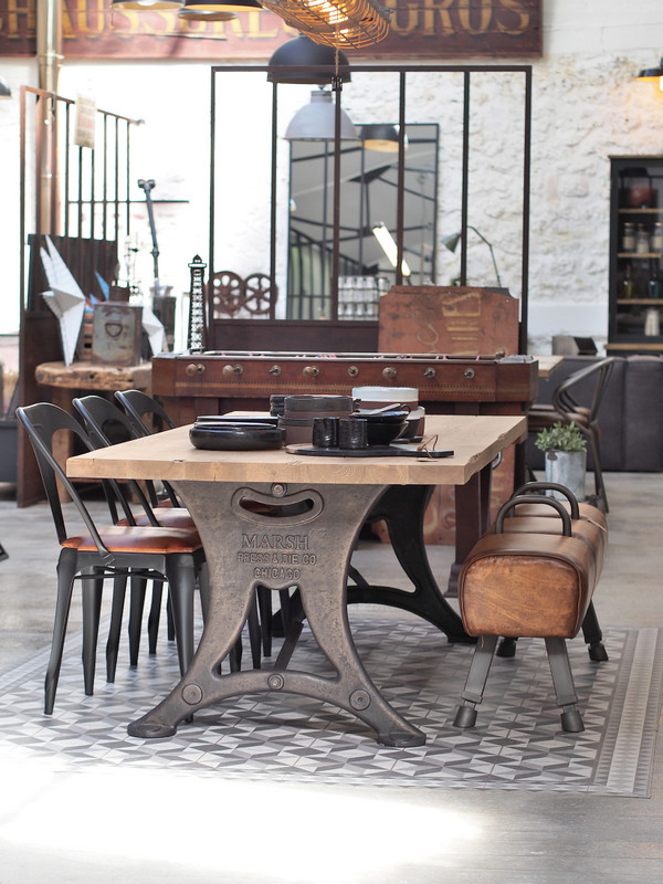 Table Salle a Manger Style Industriel