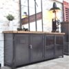 Meuble buffet vintage industriel