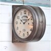 Horloge de gare industrielle