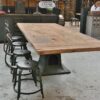 Table industrielle pied fonte