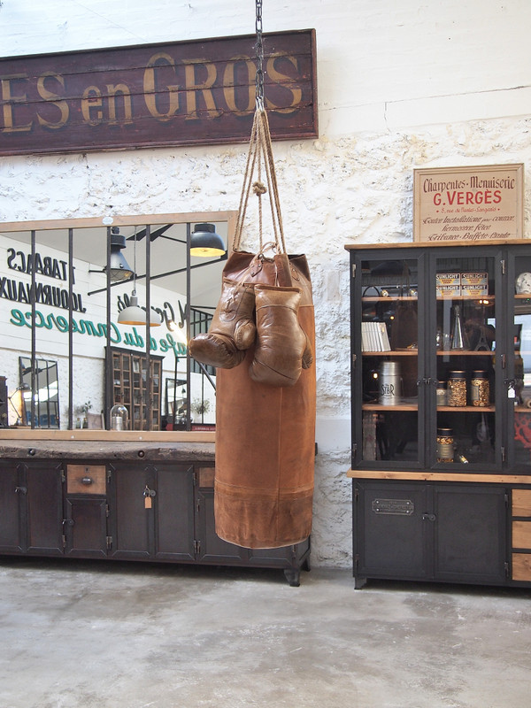 Sac de frappe vintage en cuir - Metal and Woods