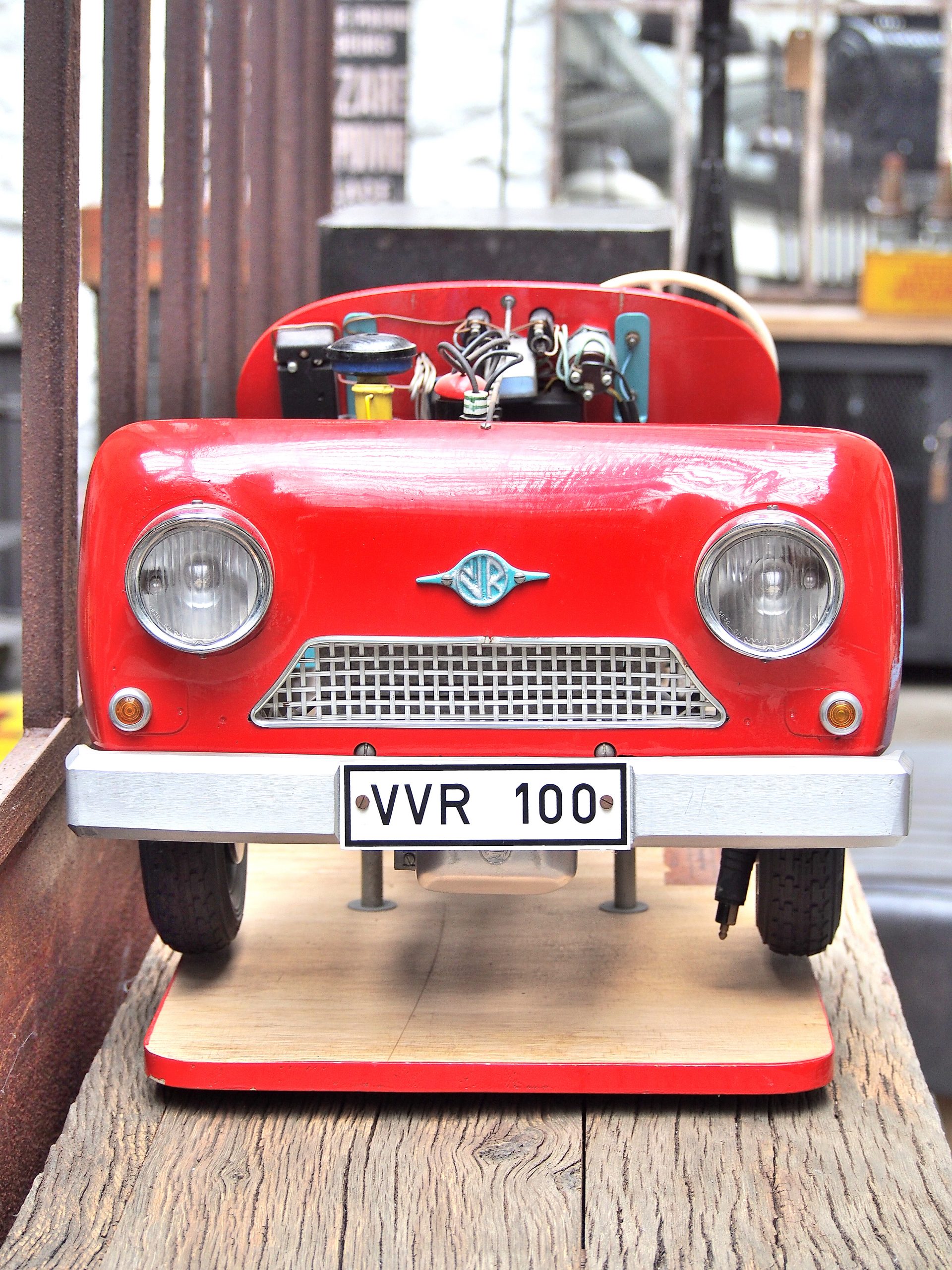 Voiture didactique auto-école vers 1960