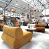 Fauteuil vintage modulable style année 70